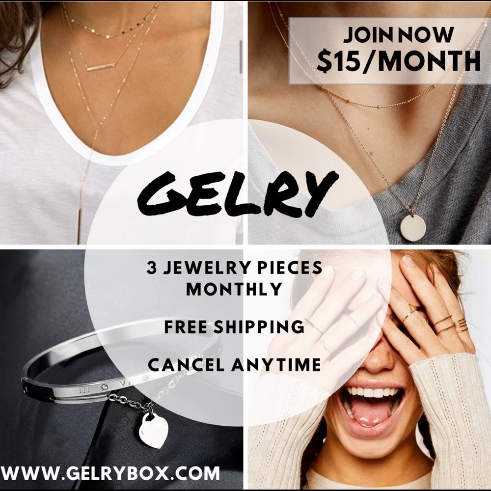 MADALENA ♡  Geometric Crystal 2 Rings GIFT SET - Picture 7 of 7